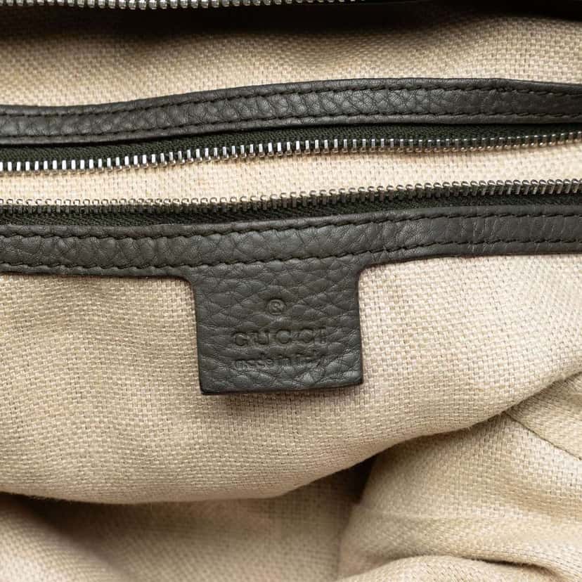 Gucci Large GG Canvas Icon Bit Satchel Beige Canvas Very good condition - Box View