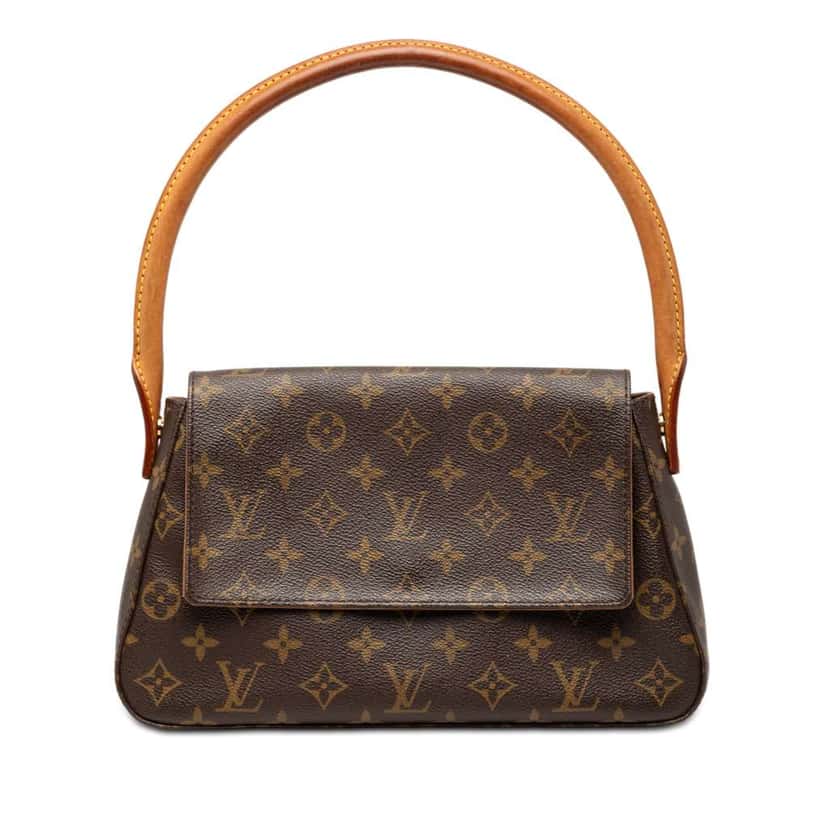 Louis Vuitton Monogram Mini Looping Brown Very good condition - Front View
