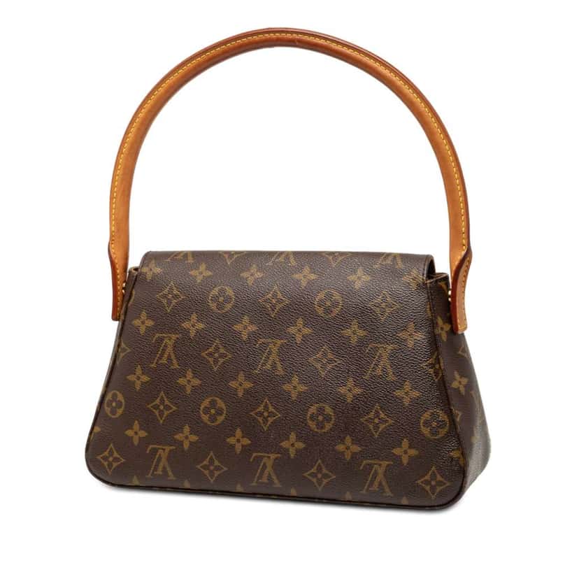 Louis Vuitton Monogram Mini Looping Brown Very good condition - Back View