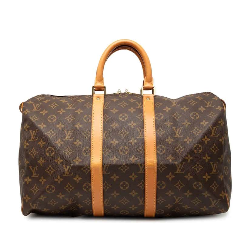 Louis Vuitton Monogram Keepall 45 Brown Very good condition - Front View