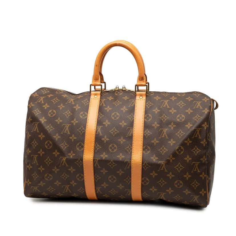Louis Vuitton Monogram Keepall 45 Brown Very good condition - Back View