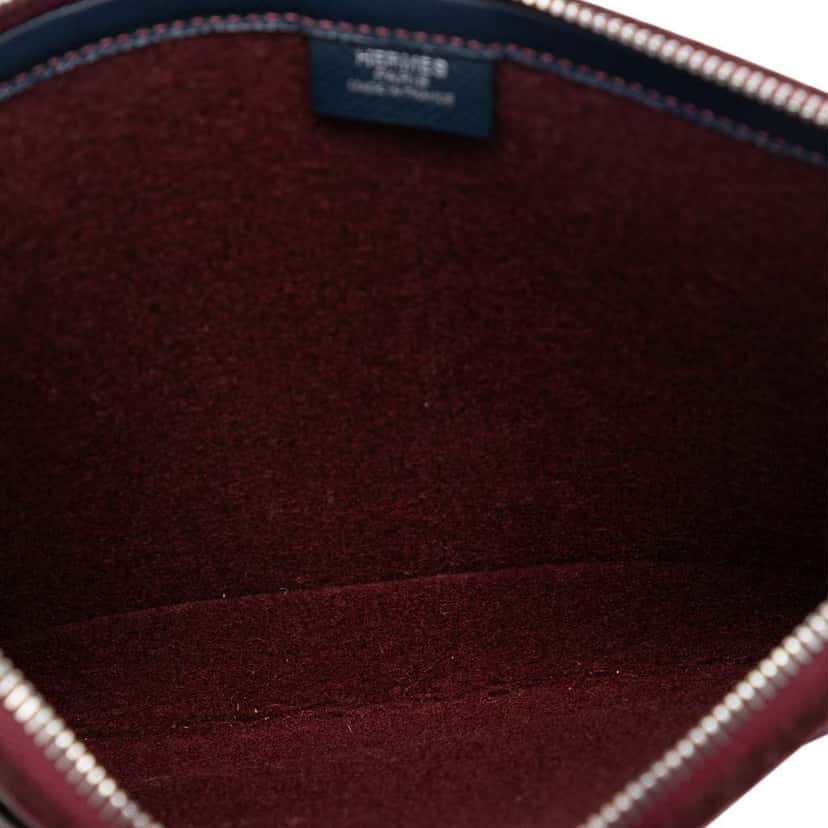 Hermès Epsom and Felt Toodoo 29 Blue Leather Very good condition - Model View