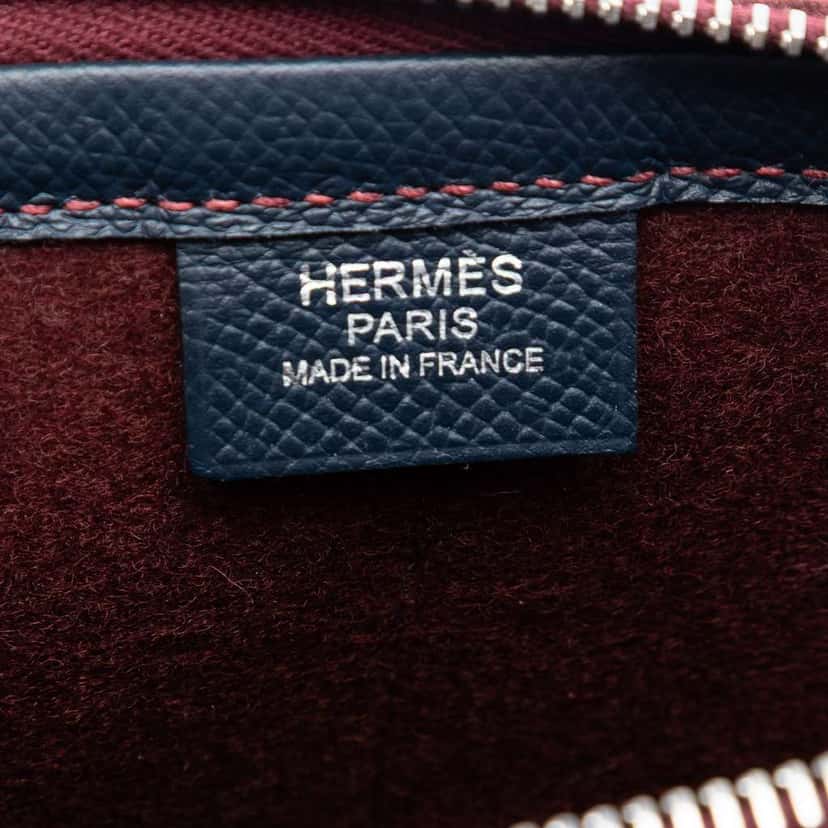Hermès Epsom and Felt Toodoo 29 Blue Leather Very good condition - Box View