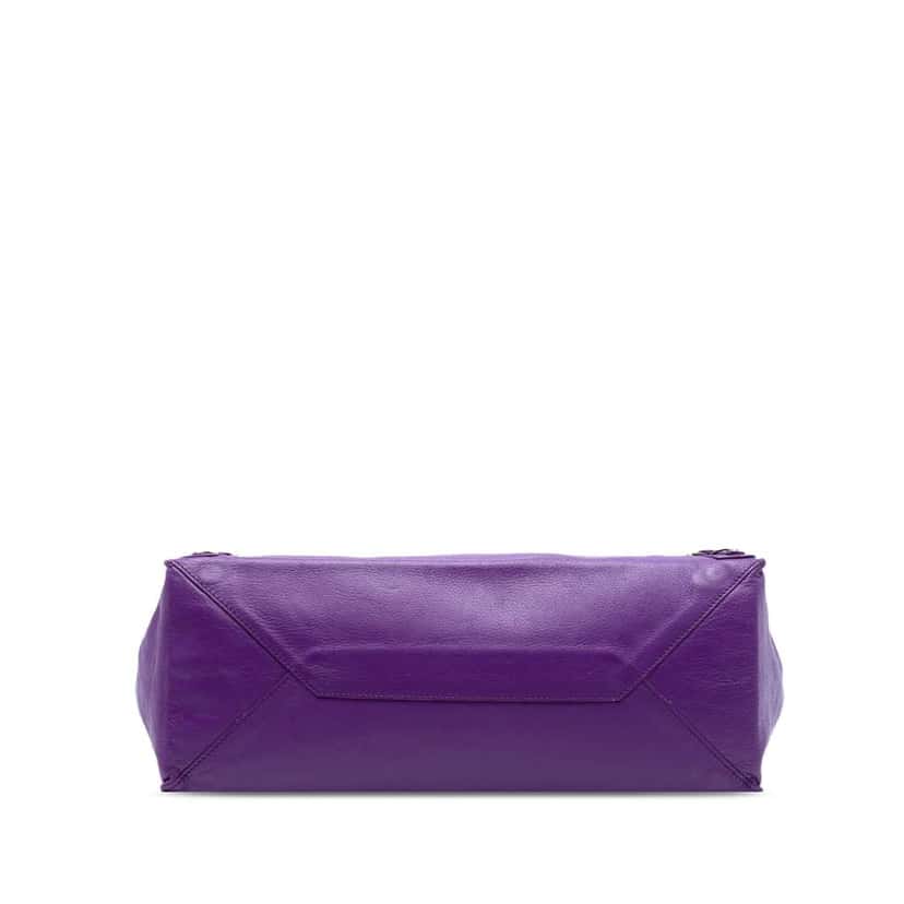 Balenciaga Leather Papier A4 Tote Purple Leather Very good condition - Inside View