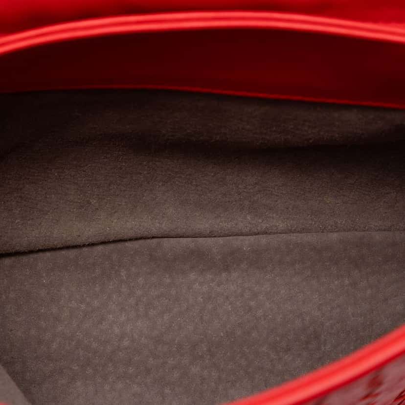 Bottega Veneta Small Nappa Intrecciato Olimpia Shoulder Bag Orange Leather Very good condition - Model View