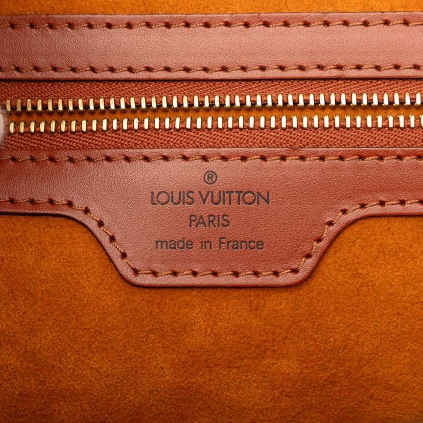 Louis Vuitton Epi Lussac Brown Leather Very good condition - Box View