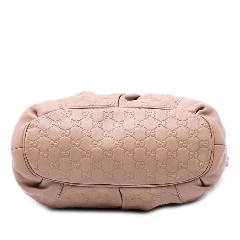 Gucci Guccissima Sukey Satchel Brown Leather Very good condition - Inside View