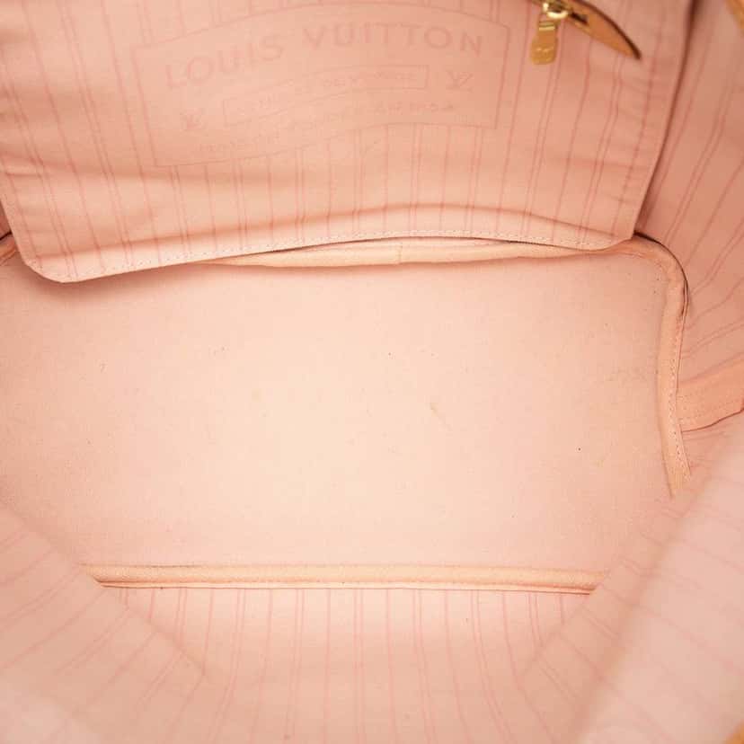 Louis Vuitton Damier Azur Neverfull MM White Very good condition - Model View