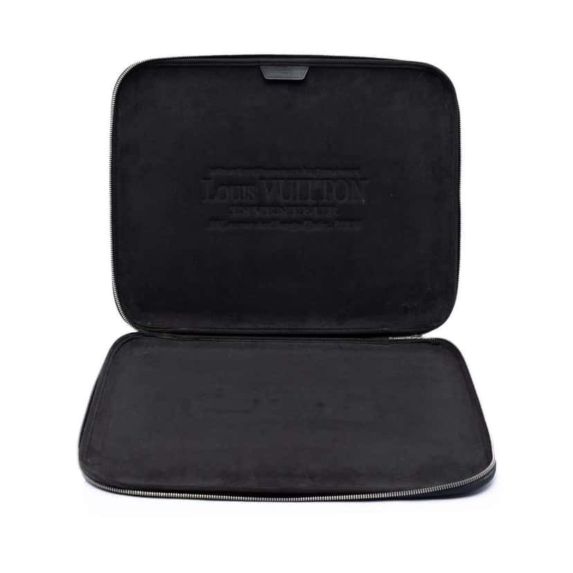 Louis Vuitton Damier Graphite Horizon Laptop Sleeve Black Very good condition - Model View