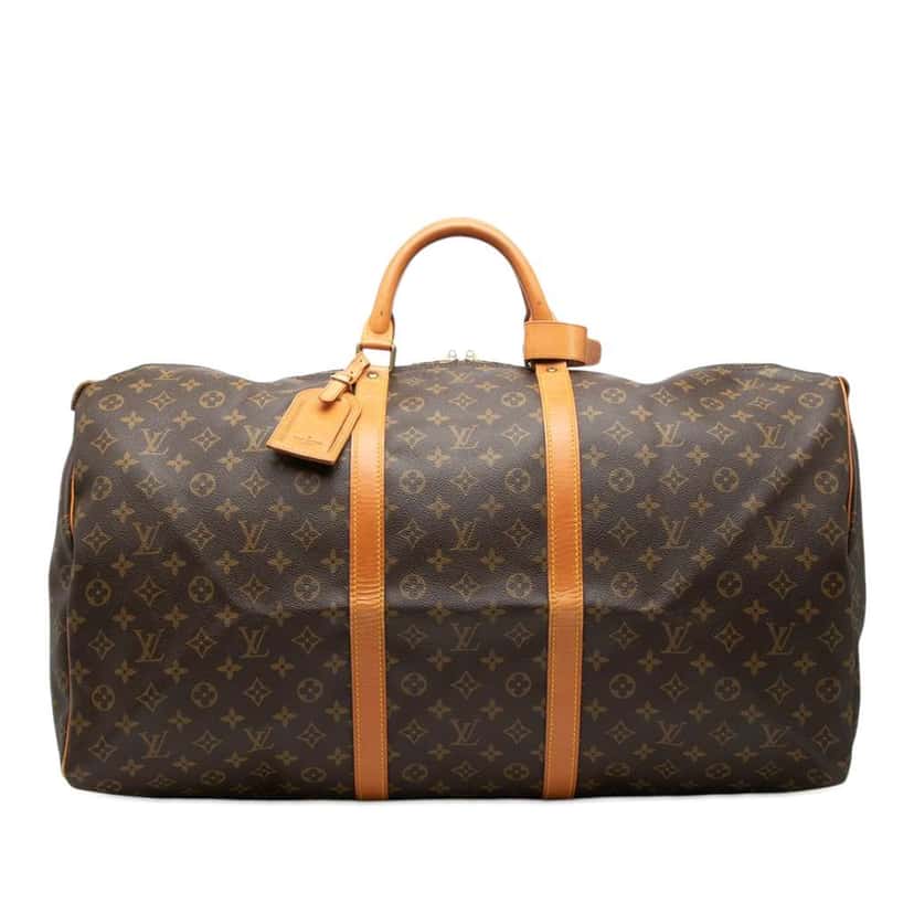 Louis Vuitton Monogram Keepall 60 Brown Good condition - Front View