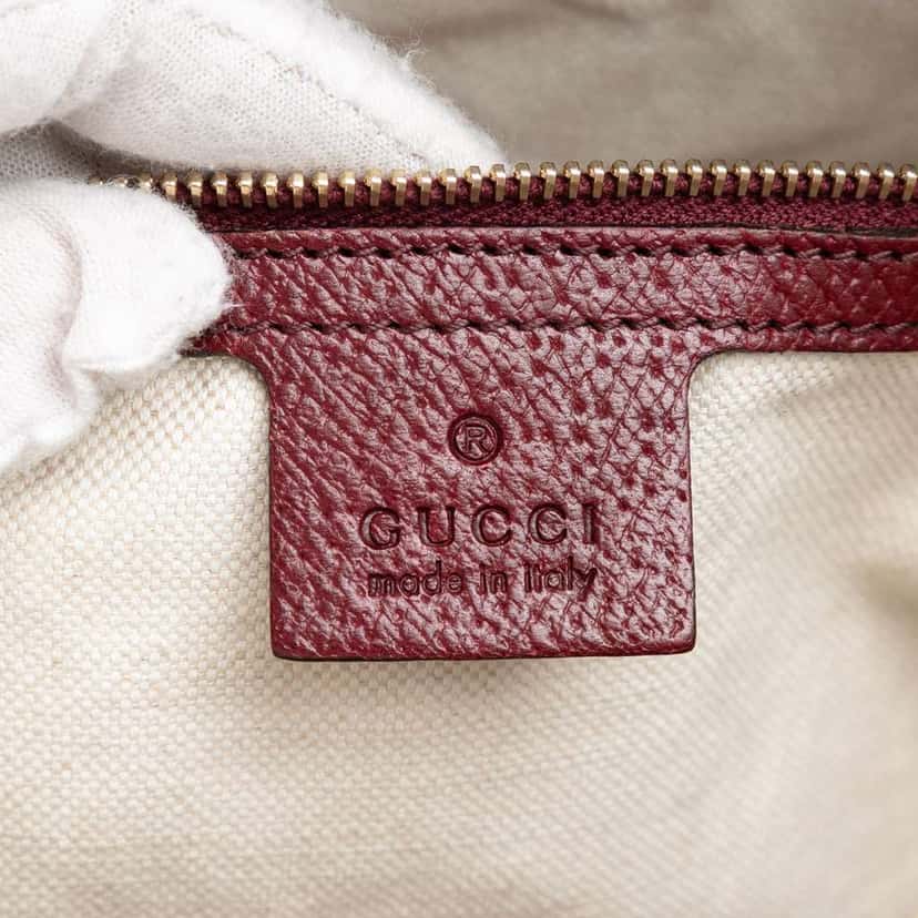 Gucci Medium GG Canvas Bree Dome Tote Beige Canvas Very good condition - Box View