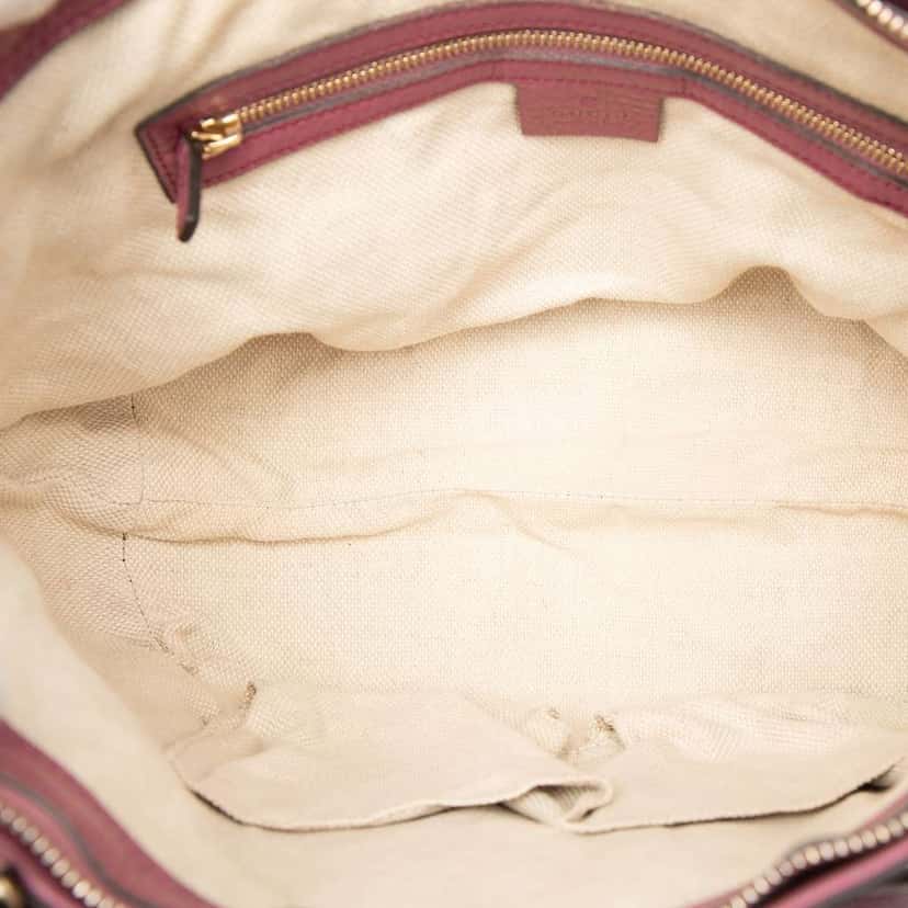 Gucci Small Calfskin Soho Cellarius Satchel Pink Leather Very good condition - Model View