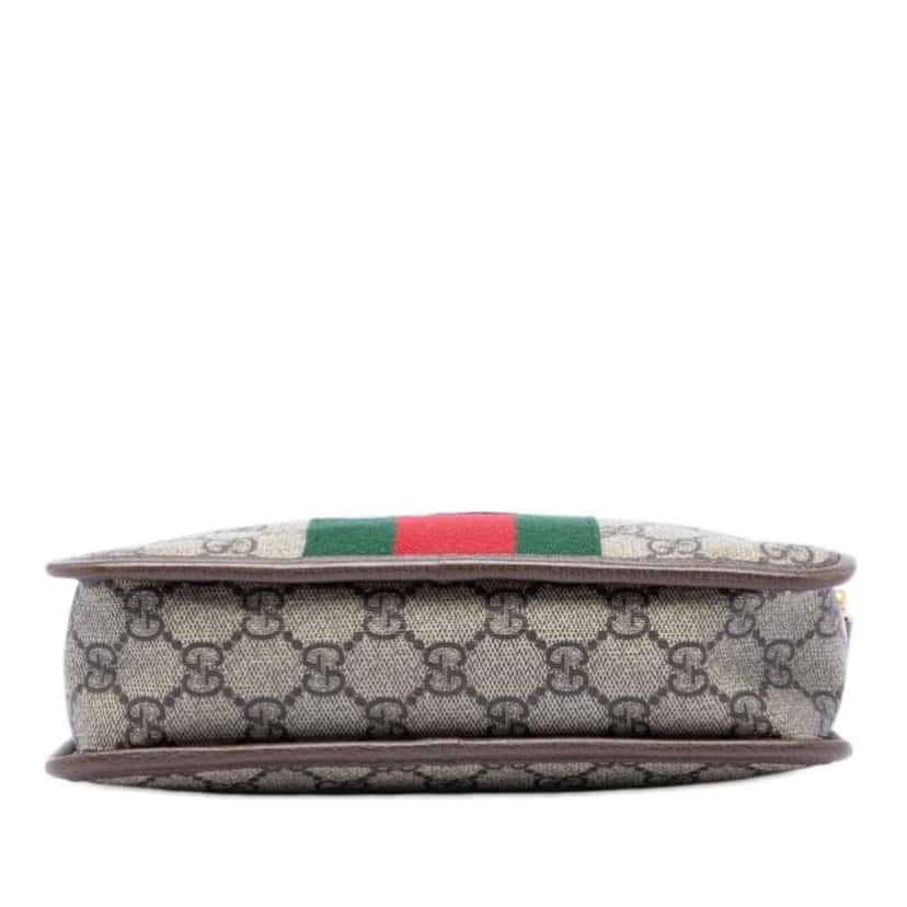 Gucci Small GG Supreme Web Ophidia Top Handle Bag Beige Canvas Very good condition - Inside View