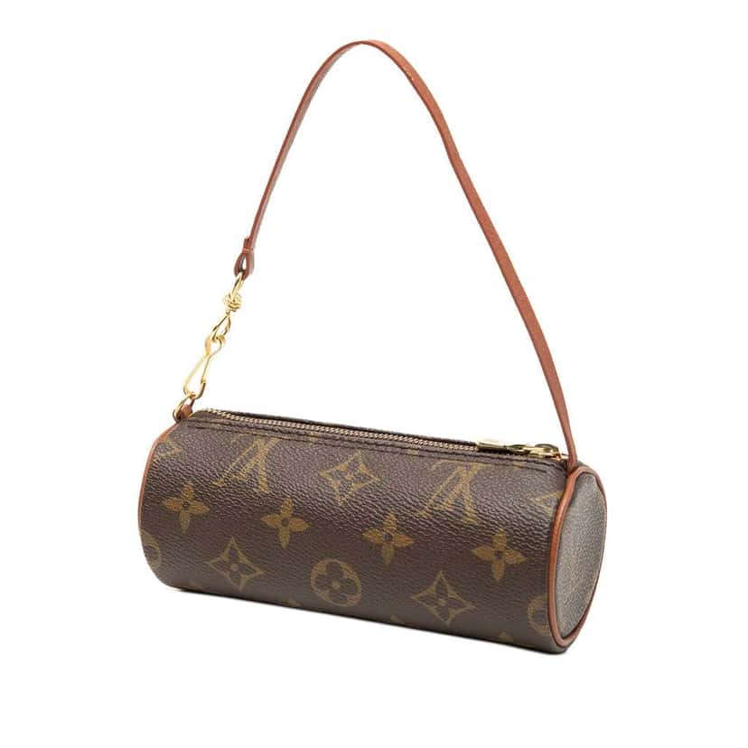 Louis Vuitton Monogram Papillon Pochette Brown Very good condition - Back View