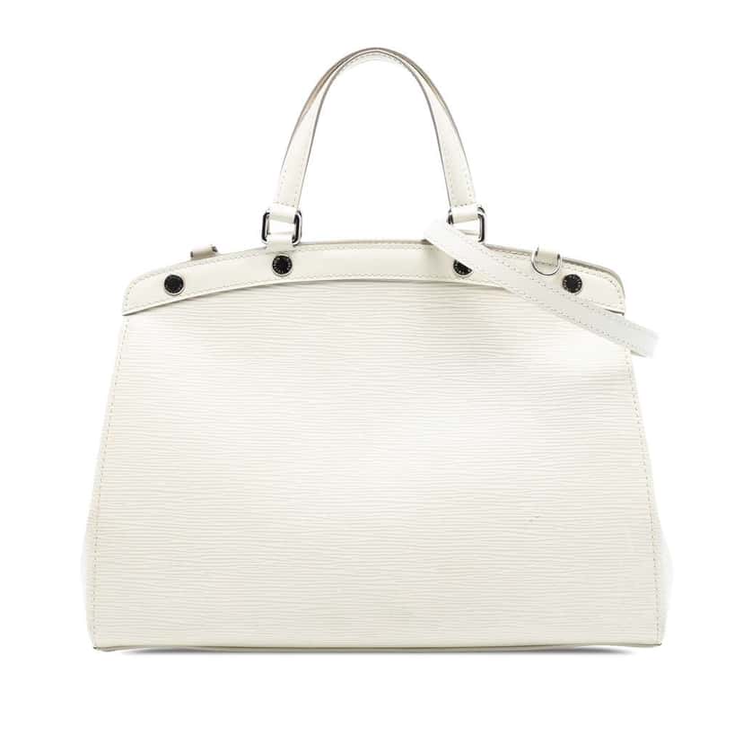 Louis Vuitton Epi Brea MM White Leather Very good condition - Front View
