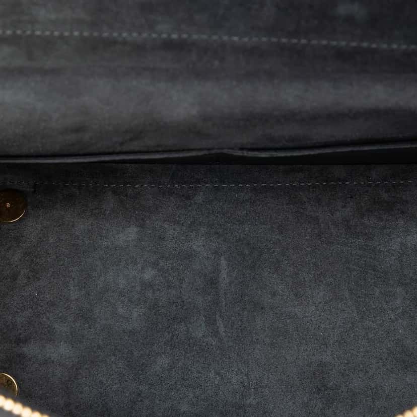 Celine Mini Grained Calfskin Belt Bag Grey Leather Very good condition - Model View