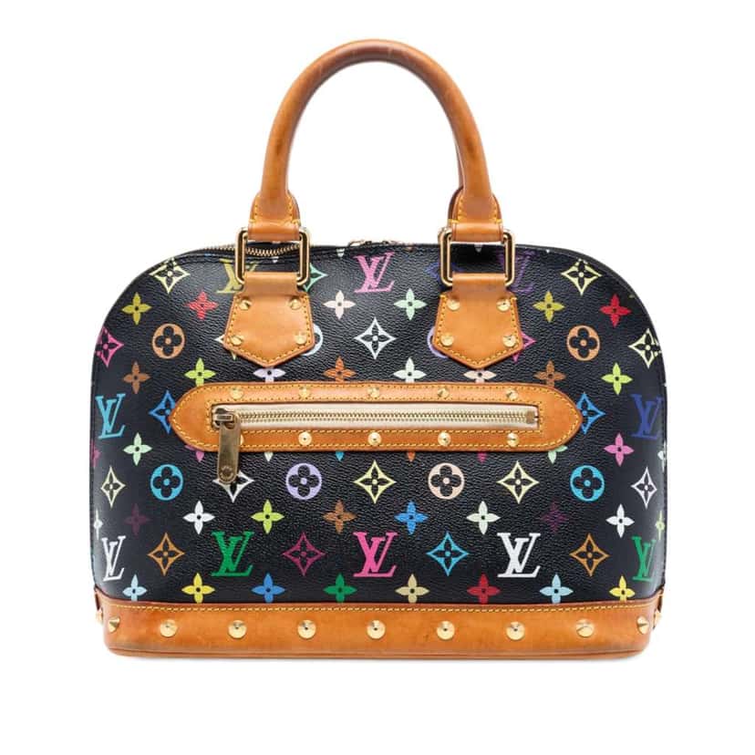 Louis Vuitton Monogram Multicolore Alma PM Black Very good condition - Front View