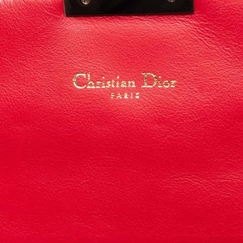 Dior Patent Cannage Miss Dior Promenade Crossbody Red Leather Very good condition - Box View