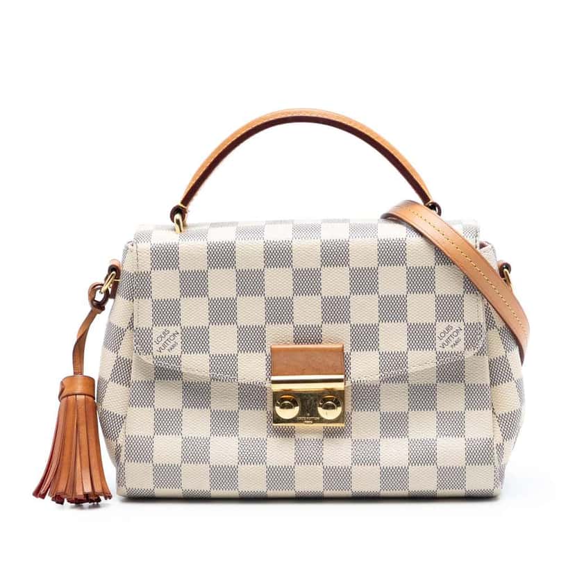 Louis Vuitton Damier Azur Croisette White Very good condition - Front View