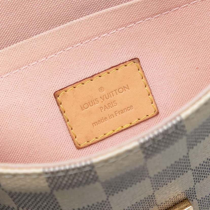 Louis Vuitton Damier Azur Croisette White Very good condition - Box View