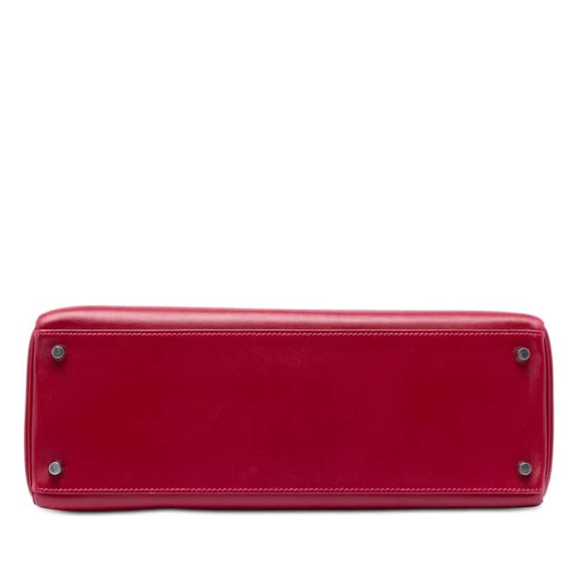 Hermès Tadelakt Verso Kelly II Retourne 35 Red Leather Very good condition - Inside View
