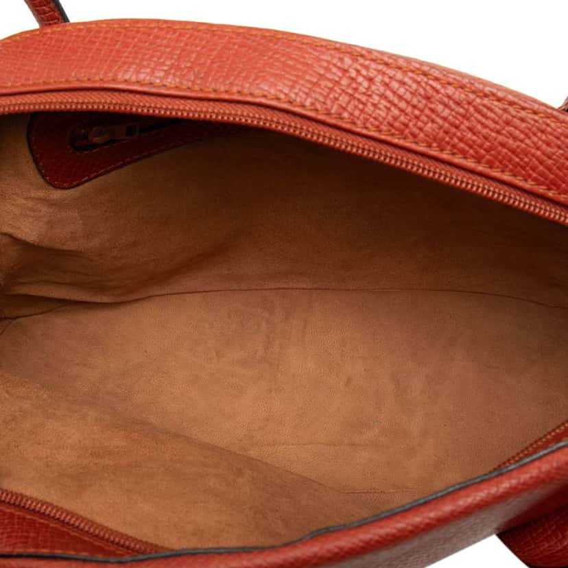 Loewe Grained Calfskin Handbag Brown Leather Very good condition - Model View