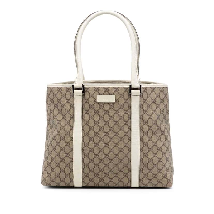 Gucci GG Supreme Joy Tote Beige Canvas Very good condition - Front View