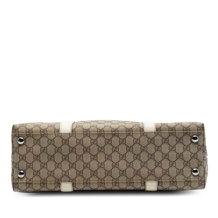 Gucci GG Supreme Joy Tote Beige Canvas Very good condition - Inside View