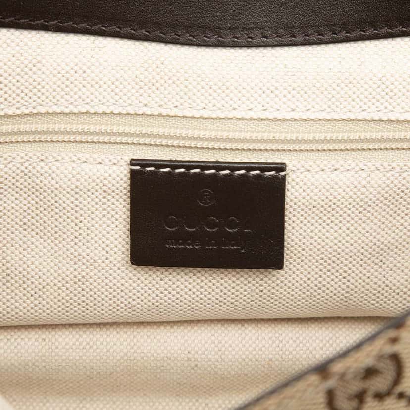 Gucci GG Canvas Sukey Crossbody Beige Canvas Very good condition - Box View