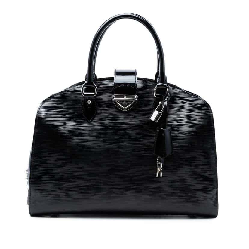 Louis Vuitton Electric Epi Pont Neuf GM Black Leather Very good condition - Front View