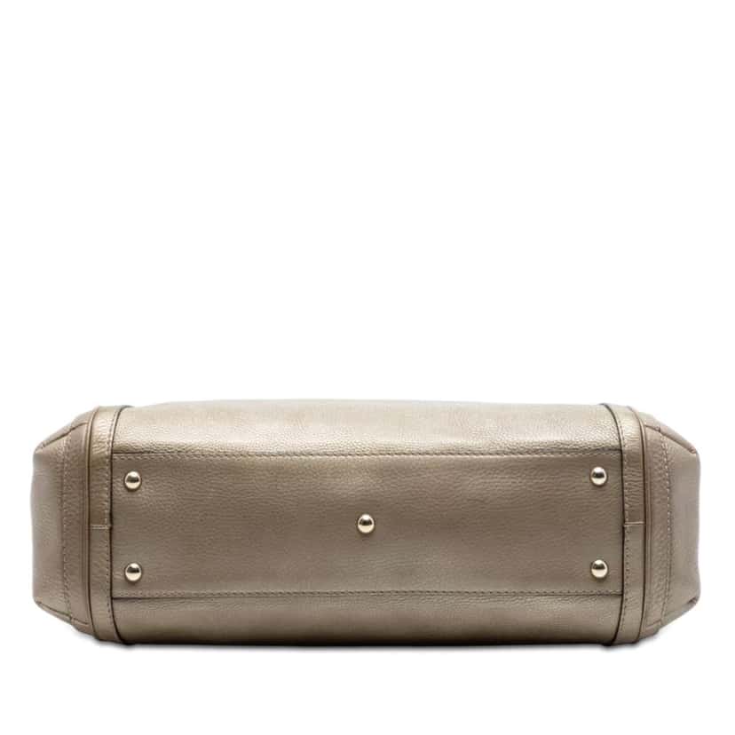 Gucci Large Leather Bella Tote Gold Leather Very good condition - Inside View