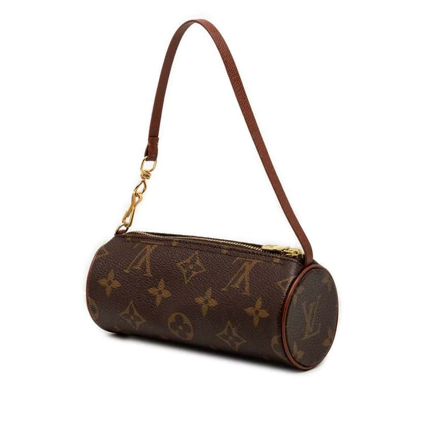 Louis Vuitton Monogram Papillon Pochette Brown Very good condition - Back View