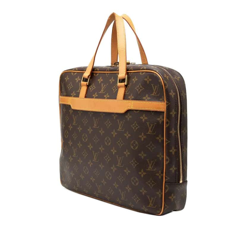 Louis Vuitton Monogram Pegase Porte Documents Brown Good condition - Back View