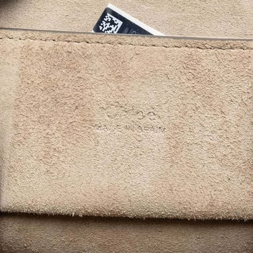 Chloé Mini Calfskin and Suede Faye Bracelet Bag Brown Leather Very good condition - Box View