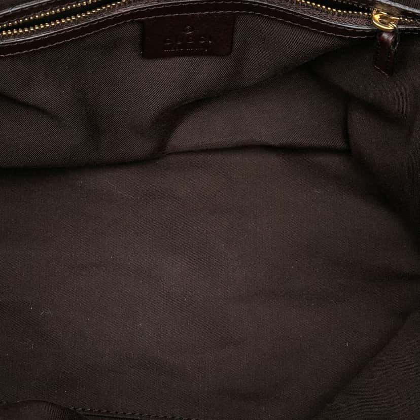 Gucci Guccissima Treasure Handbag Brown Leather Very good condition - Model View