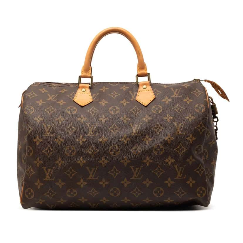 Louis Vuitton Monogram Speedy 35 Brown Very good condition - Front View