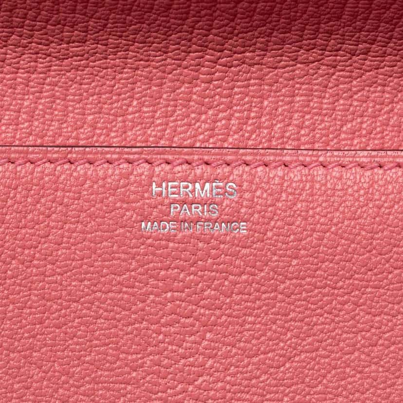 Hermès Chevre Mysore Cinhetic Clutch Pink Leather Very good condition - Box View