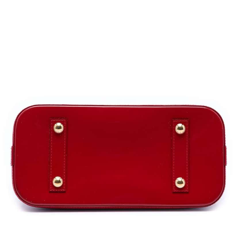 Louis Vuitton Monogram Vernis Alma PM Red Leather Very good condition - Inside View