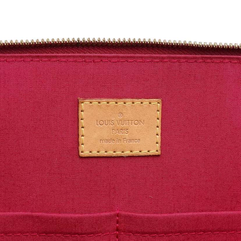 Louis Vuitton Monogram Vernis Alma PM Red Leather Very good condition - Box View
