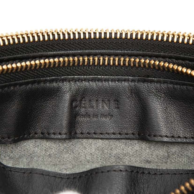 Celine Large Lambskin Trio Crossbody Black Leather Very good condition - Box View