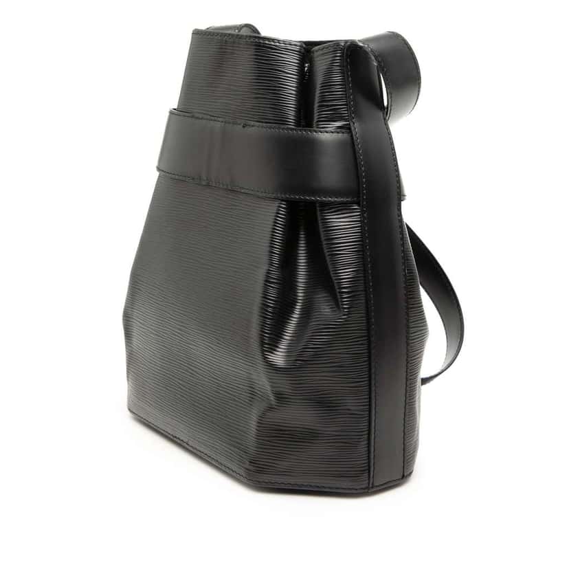 Louis Vuitton Epi Sac D Epaule PM Black Leather Very good condition - Back View