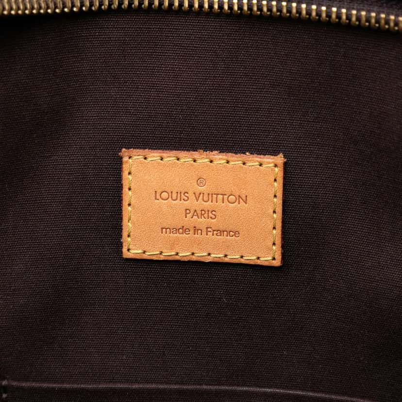 Louis Vuitton Monogram Vernis Brentwood Purple Leather Very good condition - Box View