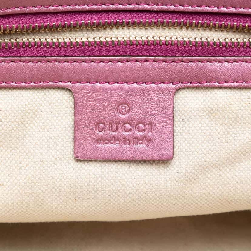 Gucci GG Canvas Heart Bit Tote Beige Canvas Very good condition - Box View