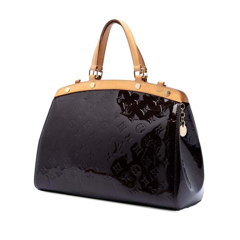 Louis Vuitton Monogram Vernis Brea MM Purple Leather Very good condition - Back View