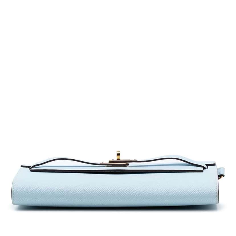 Hermès Epsom Kelly To Go Wallet Blue Leather Very good condition - Inside View