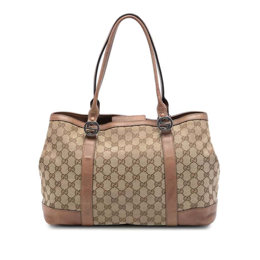 Gucci GG Canvas Miss GG Tote Beige Very good condition - Front View