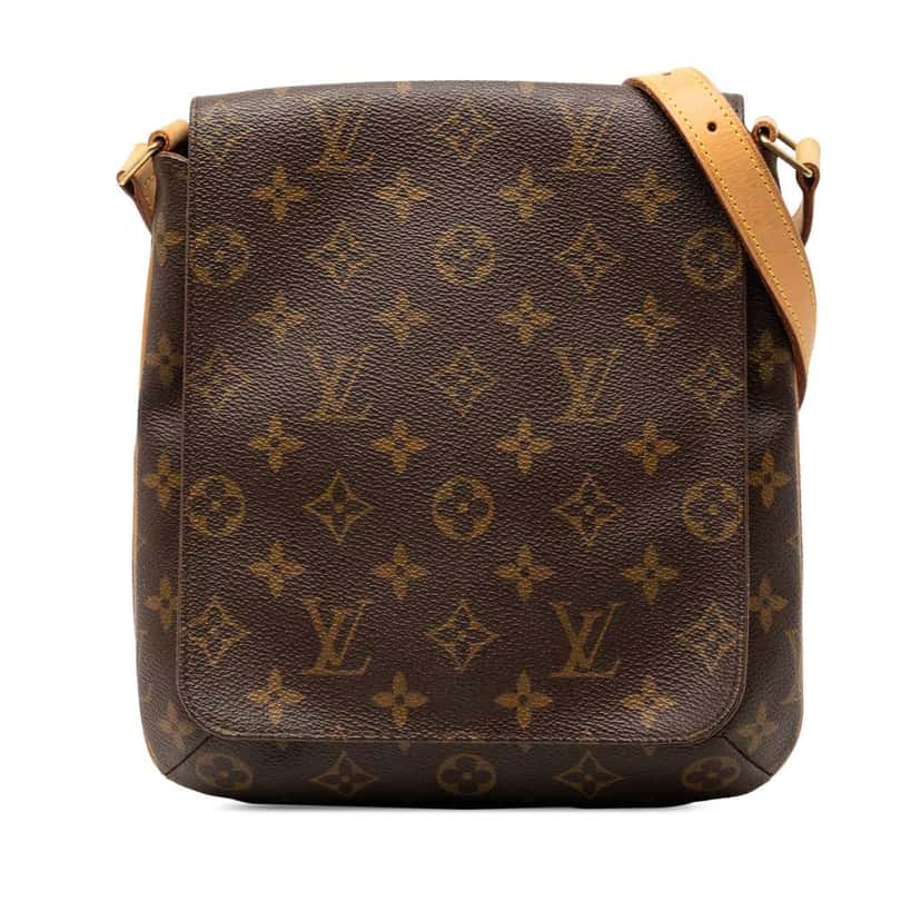Louis Vuitton Monogram Musette Salsa PM Short Strap Brown Very good condition - Front View
