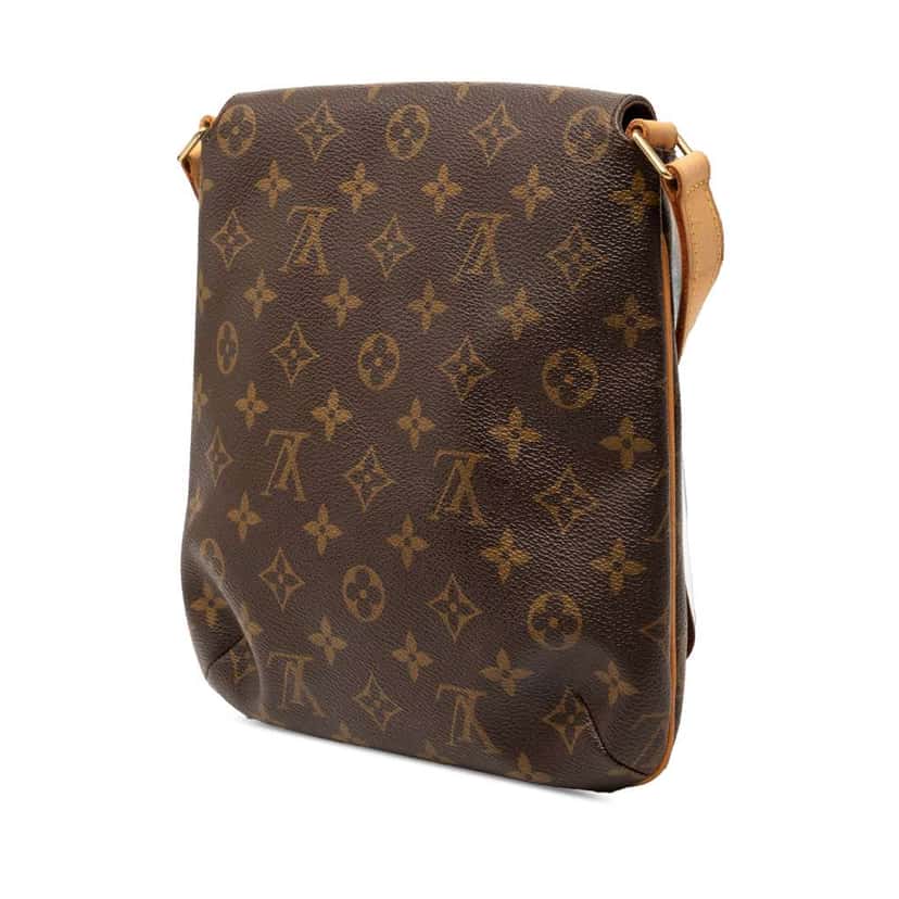 Louis Vuitton Monogram Musette Salsa PM Short Strap Brown Very good condition - Back View