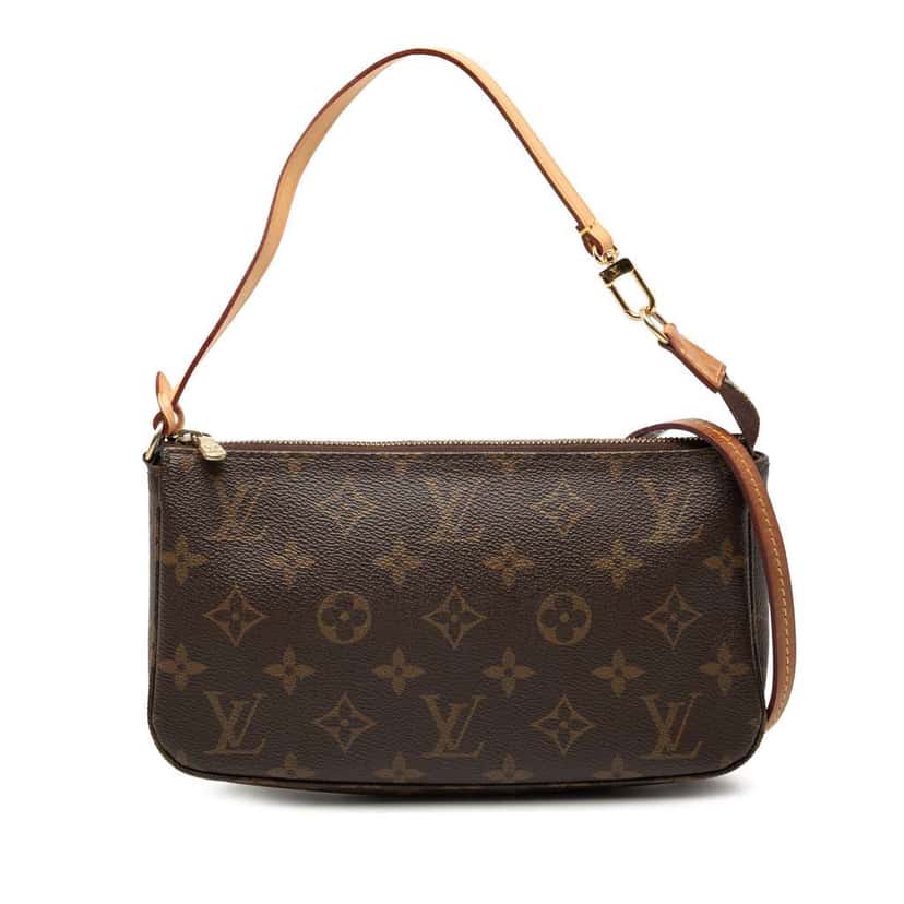 Louis Vuitton Monogram Pochette Accessoires Brown Very good condition - Front View