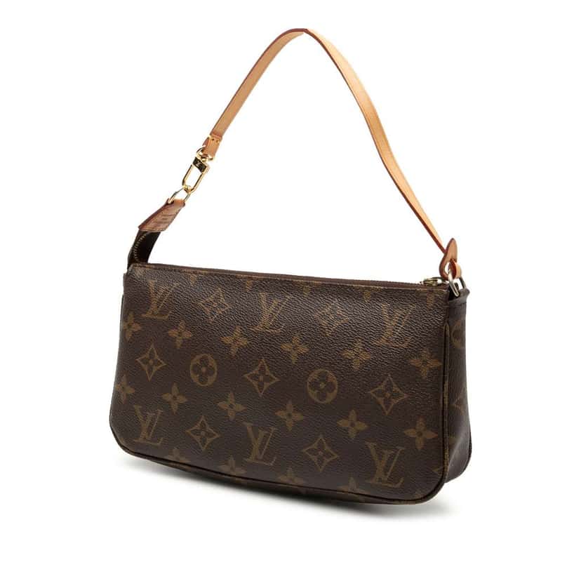 Louis Vuitton Monogram Pochette Accessoires Brown Very good condition - Back View